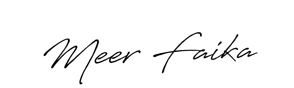 Best and Professional Signature Style for Meer Faika. Antro_Vectra_Bolder Best Signature Style Collection. Meer Faika signature style 7 images and pictures png