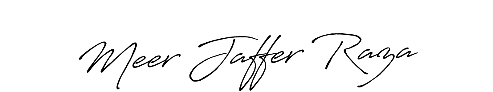 It looks lik you need a new signature style for name Meer Jaffer Raza. Design unique handwritten (Antro_Vectra_Bolder) signature with our free signature maker in just a few clicks. Meer Jaffer Raza signature style 7 images and pictures png