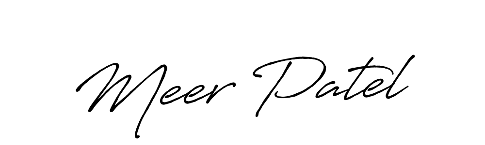 How to Draw Meer Patel signature style? Antro_Vectra_Bolder is a latest design signature styles for name Meer Patel. Meer Patel signature style 7 images and pictures png