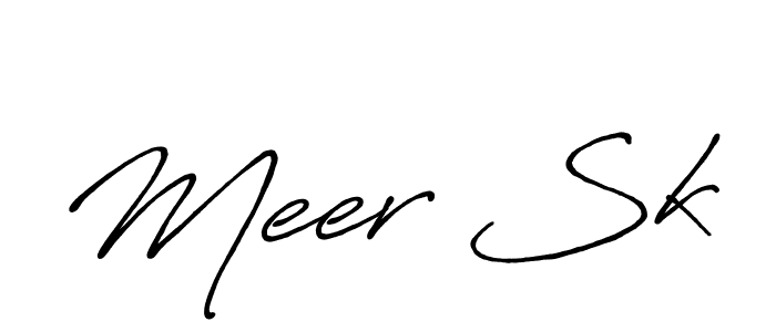 Meer Sk stylish signature style. Best Handwritten Sign (Antro_Vectra_Bolder) for my name. Handwritten Signature Collection Ideas for my name Meer Sk. Meer Sk signature style 7 images and pictures png