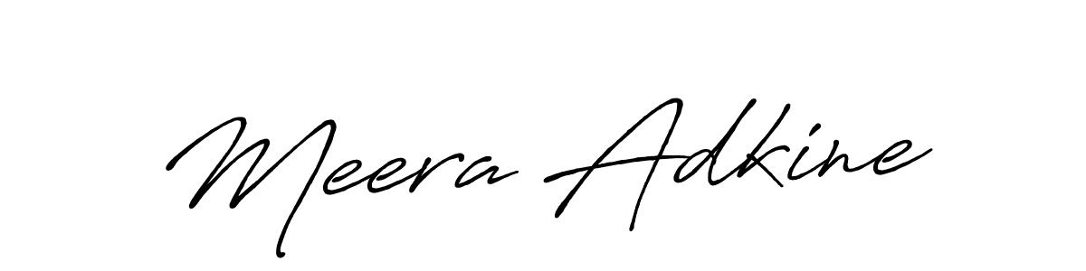 Also You can easily find your signature by using the search form. We will create Meera Adkine name handwritten signature images for you free of cost using Antro_Vectra_Bolder sign style. Meera Adkine signature style 7 images and pictures png