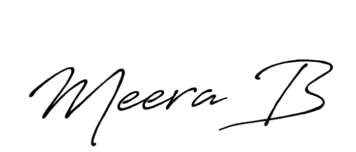 Make a short Meera B signature style. Manage your documents anywhere anytime using Antro_Vectra_Bolder. Create and add eSignatures, submit forms, share and send files easily. Meera B signature style 7 images and pictures png