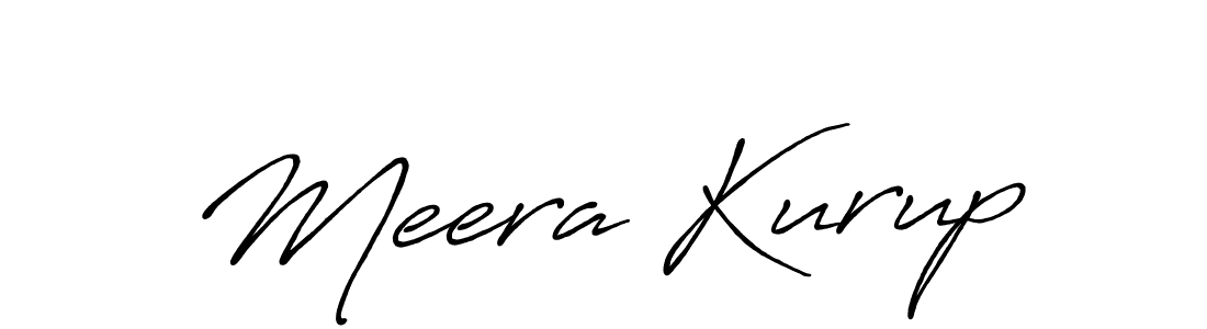 Antro_Vectra_Bolder is a professional signature style that is perfect for those who want to add a touch of class to their signature. It is also a great choice for those who want to make their signature more unique. Get Meera Kurup name to fancy signature for free. Meera Kurup signature style 7 images and pictures png