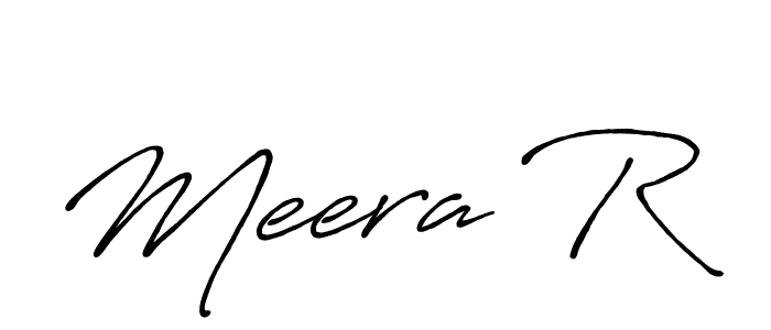 Once you've used our free online signature maker to create your best signature Antro_Vectra_Bolder style, it's time to enjoy all of the benefits that Meera R name signing documents. Meera R signature style 7 images and pictures png