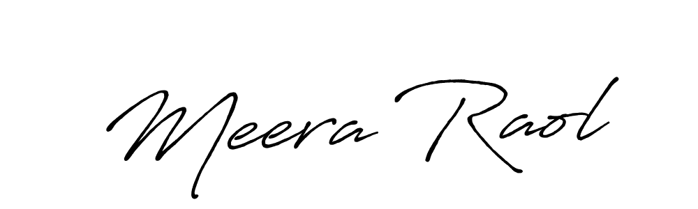 Once you've used our free online signature maker to create your best signature Antro_Vectra_Bolder style, it's time to enjoy all of the benefits that Meera Raol name signing documents. Meera Raol signature style 7 images and pictures png