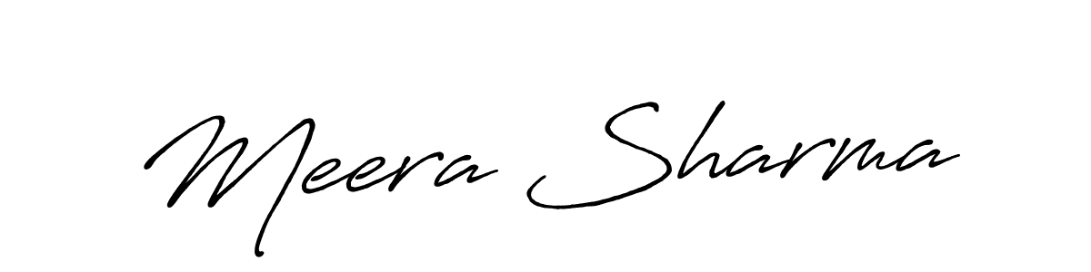 It looks lik you need a new signature style for name Meera Sharma. Design unique handwritten (Antro_Vectra_Bolder) signature with our free signature maker in just a few clicks. Meera Sharma signature style 7 images and pictures png