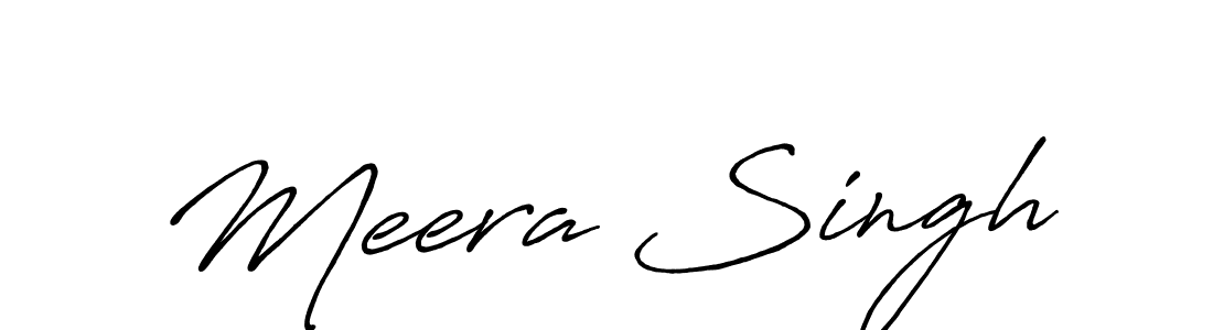 You should practise on your own different ways (Antro_Vectra_Bolder) to write your name (Meera Singh) in signature. don't let someone else do it for you. Meera Singh signature style 7 images and pictures png