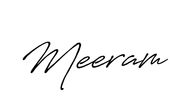 Make a short Meeram signature style. Manage your documents anywhere anytime using Antro_Vectra_Bolder. Create and add eSignatures, submit forms, share and send files easily. Meeram signature style 7 images and pictures png