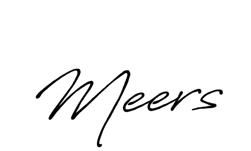 if you are searching for the best signature style for your name Meers. so please give up your signature search. here we have designed multiple signature styles  using Antro_Vectra_Bolder. Meers signature style 7 images and pictures png
