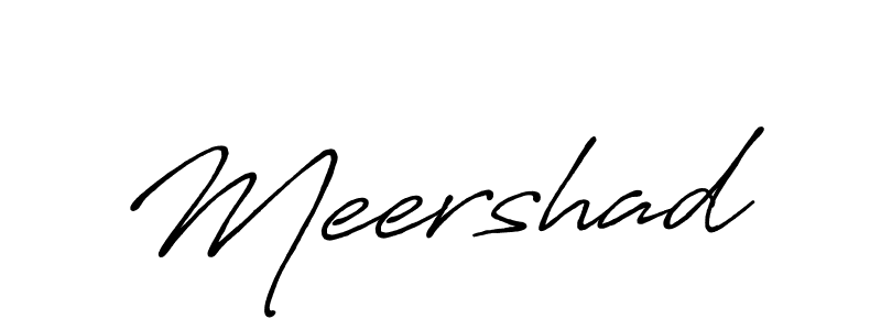 Use a signature maker to create a handwritten signature online. With this signature software, you can design (Antro_Vectra_Bolder) your own signature for name Meershad. Meershad signature style 7 images and pictures png