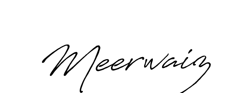 Design your own signature with our free online signature maker. With this signature software, you can create a handwritten (Antro_Vectra_Bolder) signature for name Meerwaiz. Meerwaiz signature style 7 images and pictures png