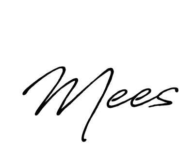 Make a beautiful signature design for name Mees. With this signature (Antro_Vectra_Bolder) style, you can create a handwritten signature for free. Mees signature style 7 images and pictures png