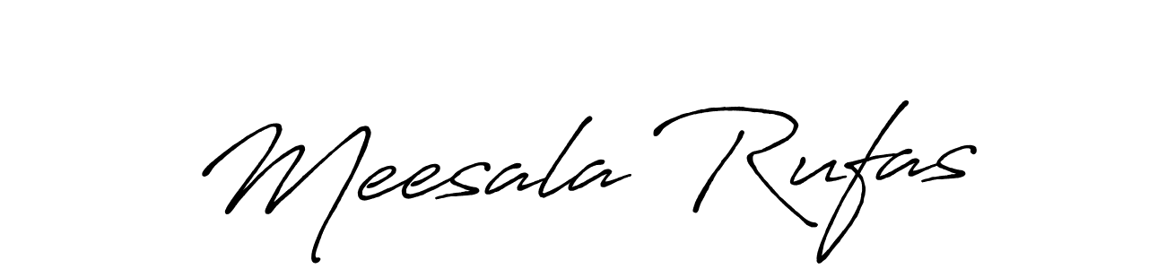 Meesala Rufas stylish signature style. Best Handwritten Sign (Antro_Vectra_Bolder) for my name. Handwritten Signature Collection Ideas for my name Meesala Rufas. Meesala Rufas signature style 7 images and pictures png