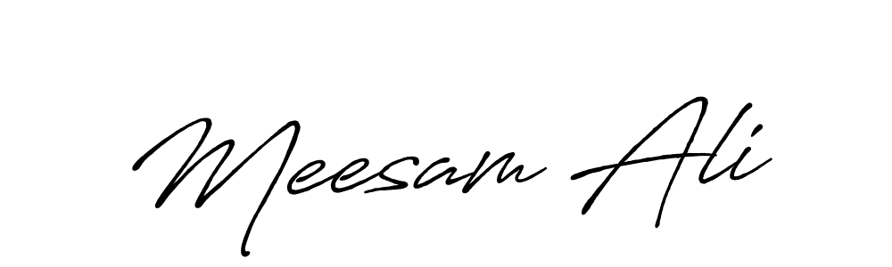 You can use this online signature creator to create a handwritten signature for the name Meesam Ali. This is the best online autograph maker. Meesam Ali signature style 7 images and pictures png