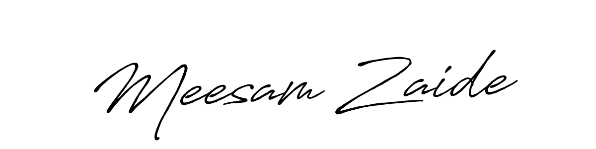 Once you've used our free online signature maker to create your best signature Antro_Vectra_Bolder style, it's time to enjoy all of the benefits that Meesam Zaide name signing documents. Meesam Zaide signature style 7 images and pictures png
