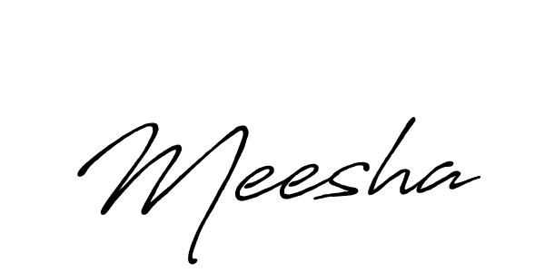 Make a short Meesha signature style. Manage your documents anywhere anytime using Antro_Vectra_Bolder. Create and add eSignatures, submit forms, share and send files easily. Meesha signature style 7 images and pictures png