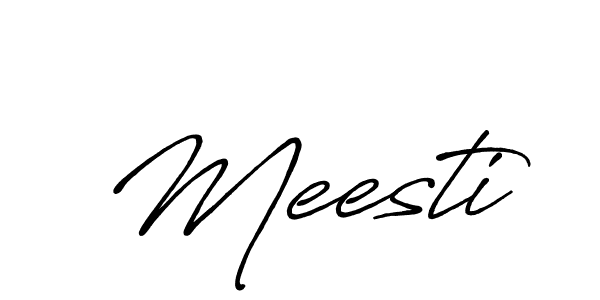 Best and Professional Signature Style for Meesti. Antro_Vectra_Bolder Best Signature Style Collection. Meesti signature style 7 images and pictures png