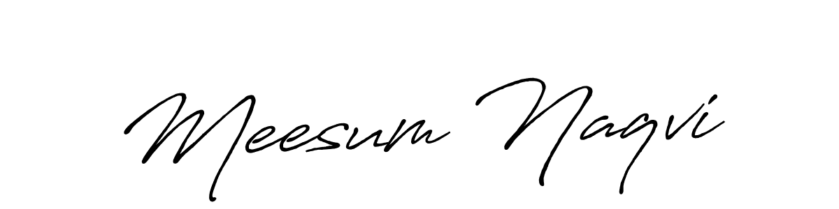 This is the best signature style for the Meesum Naqvi name. Also you like these signature font (Antro_Vectra_Bolder). Mix name signature. Meesum Naqvi signature style 7 images and pictures png