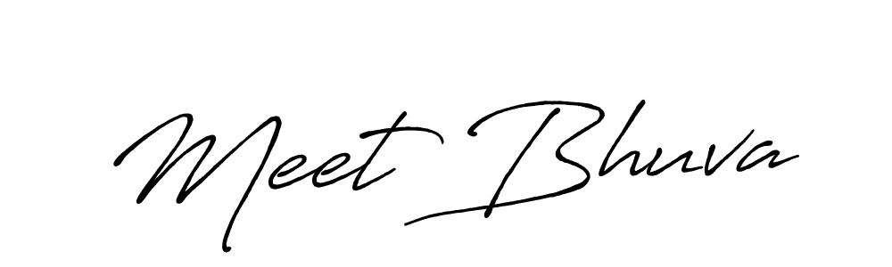 Once you've used our free online signature maker to create your best signature Antro_Vectra_Bolder style, it's time to enjoy all of the benefits that Meet Bhuva name signing documents. Meet Bhuva signature style 7 images and pictures png
