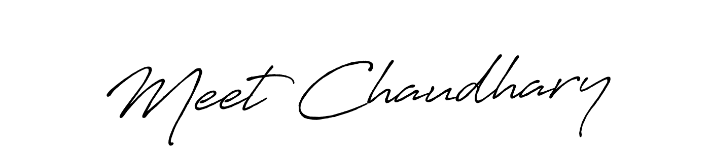 You should practise on your own different ways (Antro_Vectra_Bolder) to write your name (Meet Chaudhary) in signature. don't let someone else do it for you. Meet Chaudhary signature style 7 images and pictures png