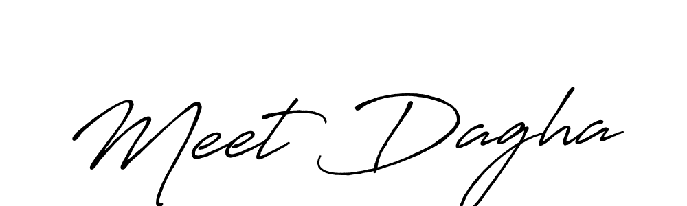 How to make Meet Dagha signature? Antro_Vectra_Bolder is a professional autograph style. Create handwritten signature for Meet Dagha name. Meet Dagha signature style 7 images and pictures png