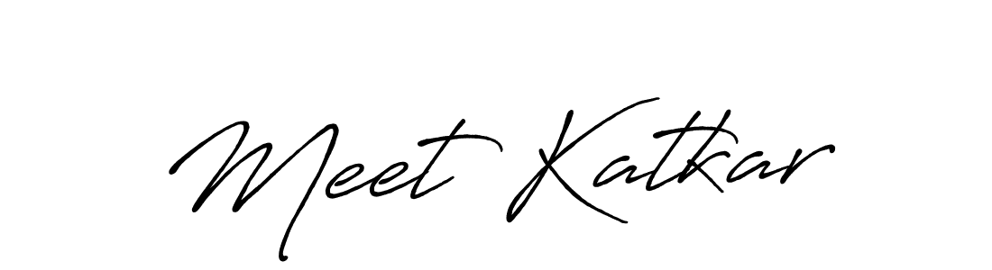 Also You can easily find your signature by using the search form. We will create Meet Katkar name handwritten signature images for you free of cost using Antro_Vectra_Bolder sign style. Meet Katkar signature style 7 images and pictures png