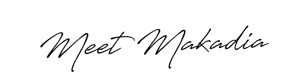 You can use this online signature creator to create a handwritten signature for the name Meet Makadia. This is the best online autograph maker. Meet Makadia signature style 7 images and pictures png