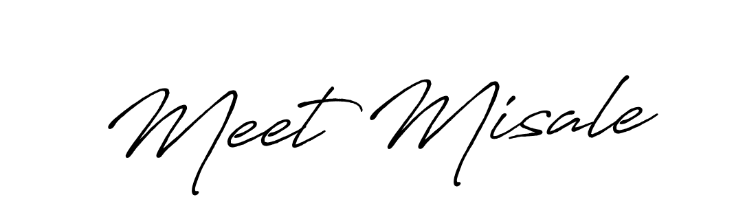 Use a signature maker to create a handwritten signature online. With this signature software, you can design (Antro_Vectra_Bolder) your own signature for name Meet Misale. Meet Misale signature style 7 images and pictures png