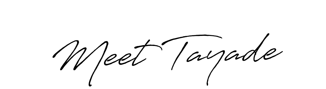 Antro_Vectra_Bolder is a professional signature style that is perfect for those who want to add a touch of class to their signature. It is also a great choice for those who want to make their signature more unique. Get Meet Tayade name to fancy signature for free. Meet Tayade signature style 7 images and pictures png