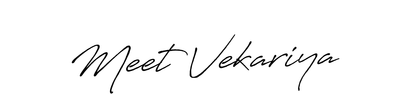 Make a beautiful signature design for name Meet Vekariya. Use this online signature maker to create a handwritten signature for free. Meet Vekariya signature style 7 images and pictures png