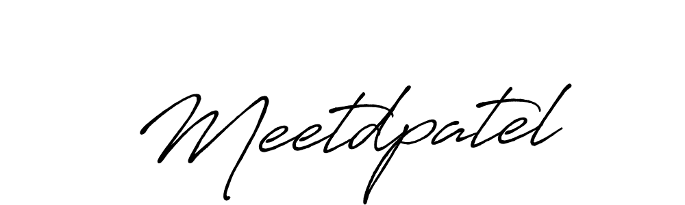 Make a beautiful signature design for name Meetdpatel. Use this online signature maker to create a handwritten signature for free. Meetdpatel signature style 7 images and pictures png