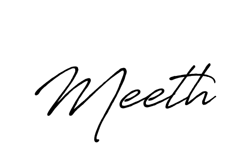 Similarly Antro_Vectra_Bolder is the best handwritten signature design. Signature creator online .You can use it as an online autograph creator for name Meeth. Meeth signature style 7 images and pictures png