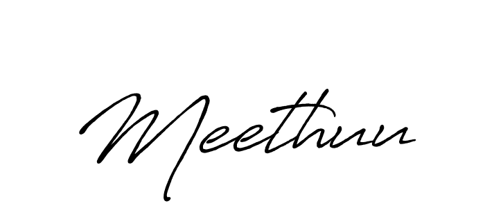 How to make Meethuu name signature. Use Antro_Vectra_Bolder style for creating short signs online. This is the latest handwritten sign. Meethuu signature style 7 images and pictures png