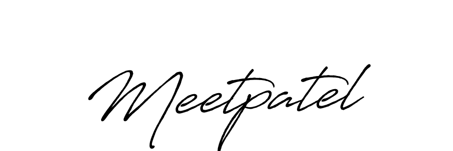 How to make Meetpatel signature? Antro_Vectra_Bolder is a professional autograph style. Create handwritten signature for Meetpatel name. Meetpatel signature style 7 images and pictures png