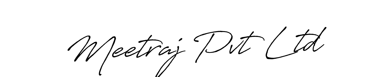 Make a beautiful signature design for name Meetraj Pvt Ltd. With this signature (Antro_Vectra_Bolder) style, you can create a handwritten signature for free. Meetraj Pvt Ltd signature style 7 images and pictures png