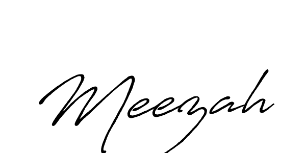 The best way (Antro_Vectra_Bolder) to make a short signature is to pick only two or three words in your name. The name Meezah include a total of six letters. For converting this name. Meezah signature style 7 images and pictures png