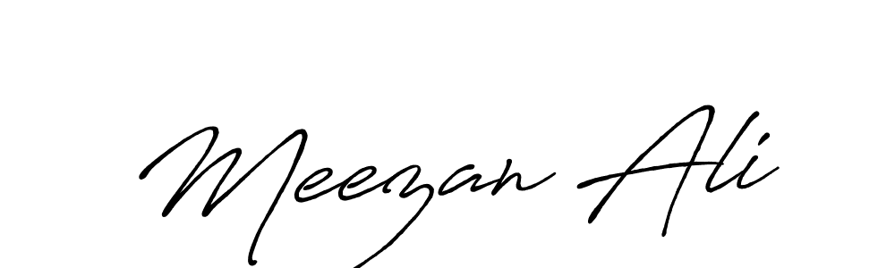 You should practise on your own different ways (Antro_Vectra_Bolder) to write your name (Meezan Ali) in signature. don't let someone else do it for you. Meezan Ali signature style 7 images and pictures png