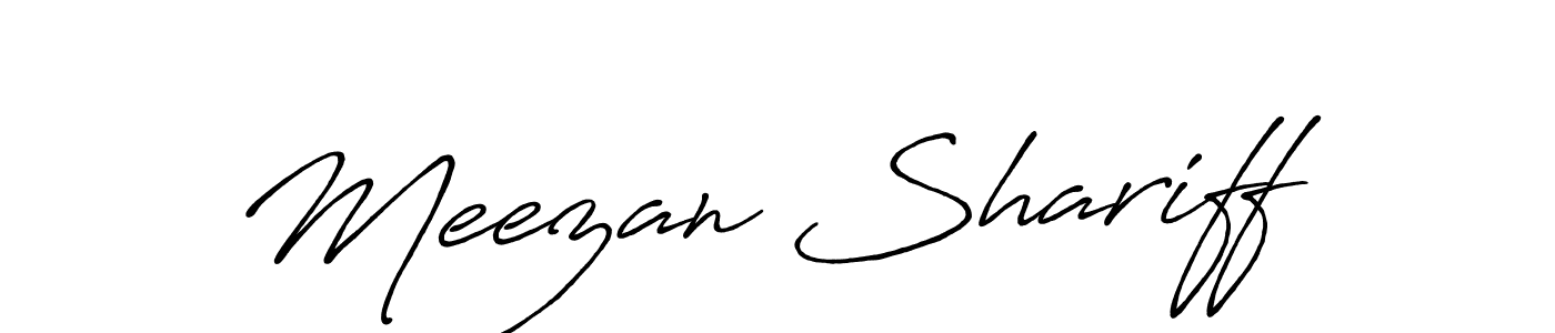Antro_Vectra_Bolder is a professional signature style that is perfect for those who want to add a touch of class to their signature. It is also a great choice for those who want to make their signature more unique. Get Meezan Shariff name to fancy signature for free. Meezan Shariff signature style 7 images and pictures png