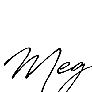 Use a signature maker to create a handwritten signature online. With this signature software, you can design (Antro_Vectra_Bolder) your own signature for name Meg. Meg signature style 7 images and pictures png