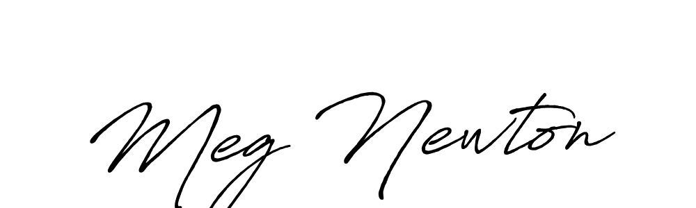 Use a signature maker to create a handwritten signature online. With this signature software, you can design (Antro_Vectra_Bolder) your own signature for name Meg Newton. Meg Newton signature style 7 images and pictures png