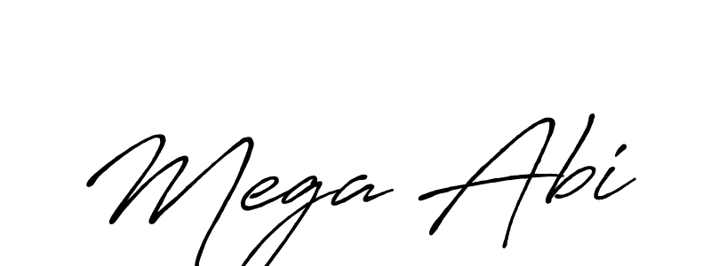 Similarly Antro_Vectra_Bolder is the best handwritten signature design. Signature creator online .You can use it as an online autograph creator for name Mega Abi. Mega Abi signature style 7 images and pictures png