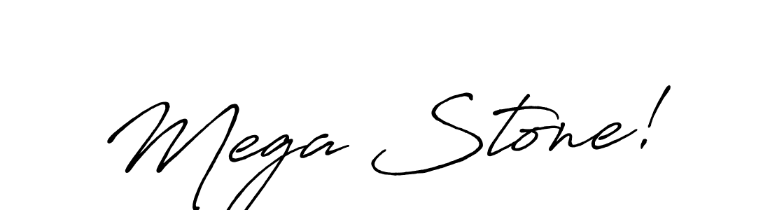 Antro_Vectra_Bolder is a professional signature style that is perfect for those who want to add a touch of class to their signature. It is also a great choice for those who want to make their signature more unique. Get Mega Stone! name to fancy signature for free. Mega Stone! signature style 7 images and pictures png