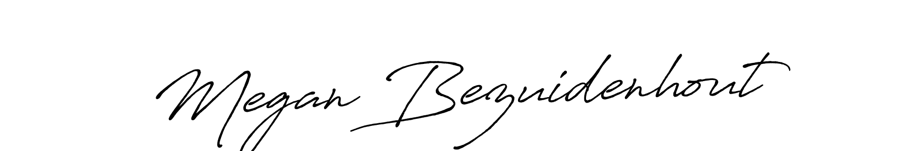 Make a beautiful signature design for name Megan Bezuidenhout. With this signature (Antro_Vectra_Bolder) style, you can create a handwritten signature for free. Megan Bezuidenhout signature style 7 images and pictures png
