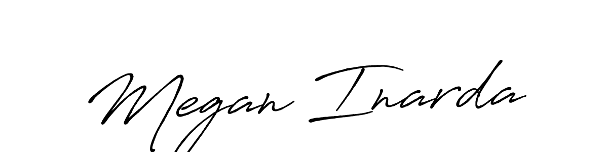 if you are searching for the best signature style for your name Megan Inarda. so please give up your signature search. here we have designed multiple signature styles  using Antro_Vectra_Bolder. Megan Inarda signature style 7 images and pictures png