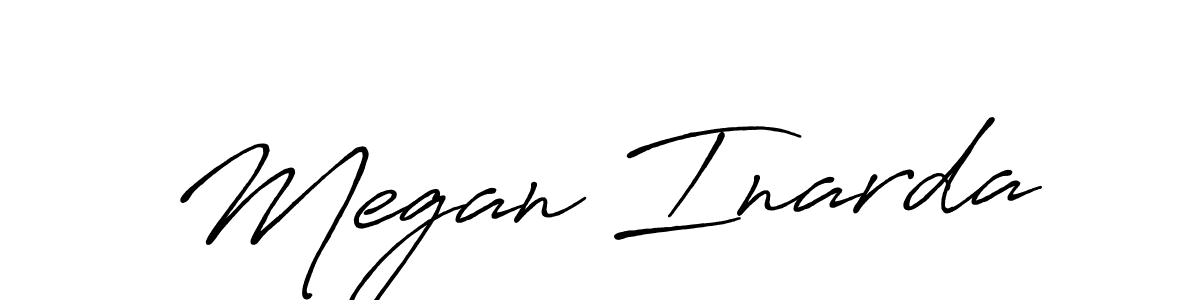 Once you've used our free online signature maker to create your best signature Antro_Vectra_Bolder style, it's time to enjoy all of the benefits that Megan Inarda name signing documents. Megan Inarda signature style 7 images and pictures png