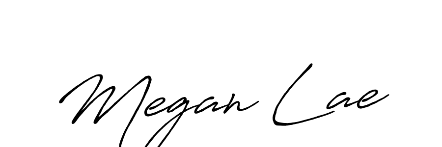 Use a signature maker to create a handwritten signature online. With this signature software, you can design (Antro_Vectra_Bolder) your own signature for name Megan Lae. Megan Lae signature style 7 images and pictures png