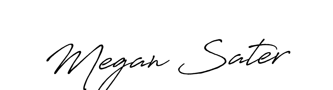Design your own signature with our free online signature maker. With this signature software, you can create a handwritten (Antro_Vectra_Bolder) signature for name Megan Sater. Megan Sater signature style 7 images and pictures png