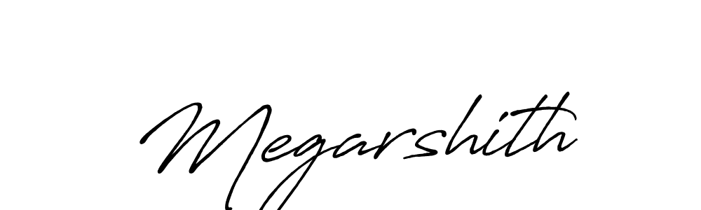 The best way (Antro_Vectra_Bolder) to make a short signature is to pick only two or three words in your name. The name Megarshith include a total of six letters. For converting this name. Megarshith signature style 7 images and pictures png