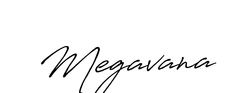 Create a beautiful signature design for name Megavana. With this signature (Antro_Vectra_Bolder) fonts, you can make a handwritten signature for free. Megavana signature style 7 images and pictures png