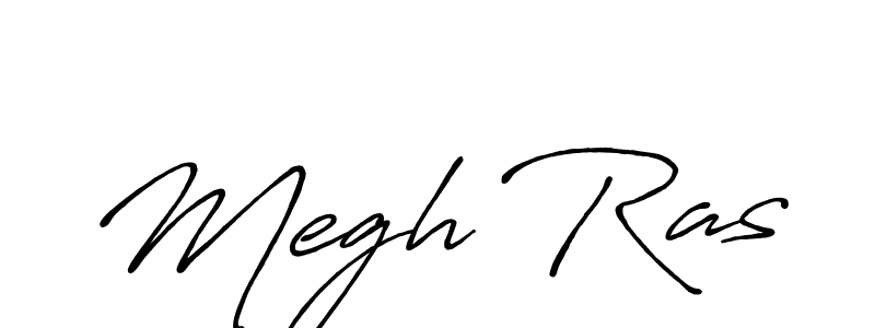Design your own signature with our free online signature maker. With this signature software, you can create a handwritten (Antro_Vectra_Bolder) signature for name Megh Ras. Megh Ras signature style 7 images and pictures png